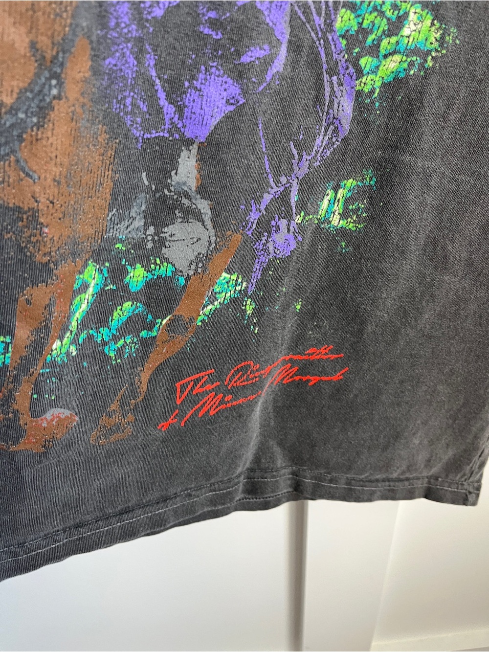 LOTR American Thrift Nazgûl Mordor Graphic Tee Men’s XL Heavyweight - Picture 3 of 7
